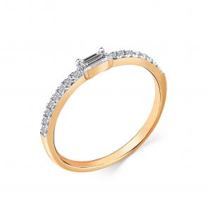 Золотое кольцо Мастер Бриллиант с бриллиантом 01M1-108937-01-00 фото