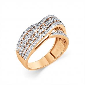 Золотое кольцо Мастер Бриллиант с бриллиантом 01M1-108945-00-00 фото