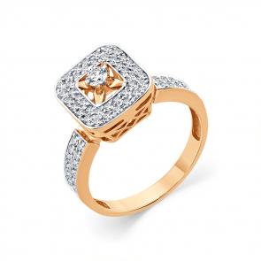 Золотое кольцо Мастер Бриллиант с бриллиантом 01M1-109039-00-00 фото