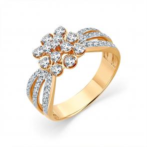 Золотое кольцо Мастер Бриллиант с бриллиантом 01M1-109115-00-00 фото