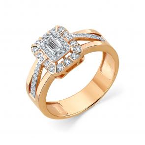 Золотое кольцо Мастер Бриллиант с бриллиантом 01M1-109147-00-00 фото