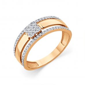 Золотое кольцо Мастер Бриллиант с бриллиантом 01M1-109221-00-70 фото