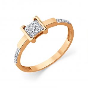 Золотое кольцо Мастер Бриллиант с бриллиантом 01M1-109258-00-70 фото