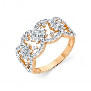 Золотое кольцо Мастер Бриллиант с бриллиантом 01M1-109272-00-00 фото