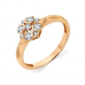 Золотое кольцо Мастер Бриллиант с бриллиантом 01M1-109294-00-00 фото