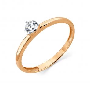 Золотое кольцо Мастер Бриллиант с бриллиантом 01M1-109299-00-00 фото