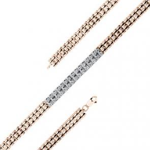 Золотой браслет Мастер Бриллиант с бриллиантом 01M10-120350-00-00 фото