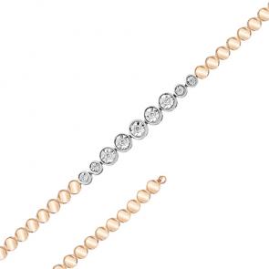 Золотой браслет Мастер Бриллиант с бриллиантом 01M10-329 фото