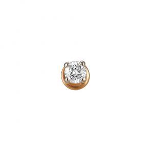 Одиночная серьга из золота Мастер Бриллиант с бриллиантом 01M2-104-207 фото