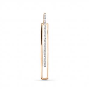 Золотая подвеска Мастер Бриллиант с бриллиантом 01M3-130010-00-00 фото