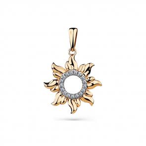 Золотая подвеска Мастер Бриллиант с бриллиантом 01M3-130029-00-00 фото