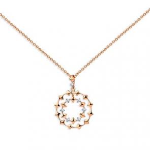 Золотое колье Мастер Бриллиант с бриллиантом 01M6-160491-00-00 фото