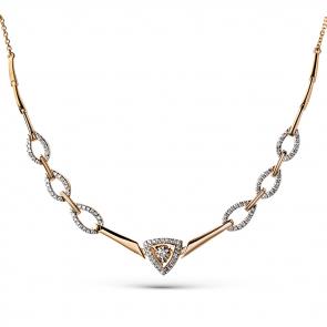 Золотое колье Мастер Бриллиант с бриллиантом 01M6-160527-00-00 фото