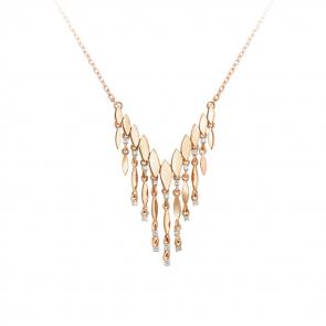 Золотое колье Мастер Бриллиант с бриллиантом 01M6-325 фото