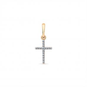 Золотая подвеска Мастер Бриллиант с бриллиантом 01M8-180343-00-00 фото