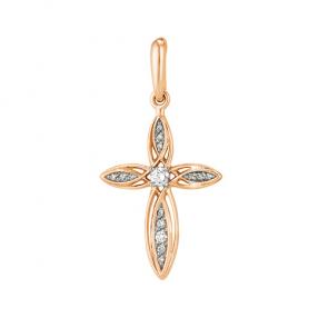 Золотая подвеска Мастер Бриллиант с бриллиантом 01M8-218 фото