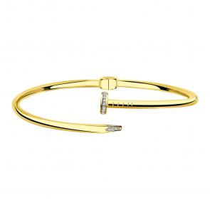 Золотой браслет ТД Эстет с фианитом 01Б132888S фото