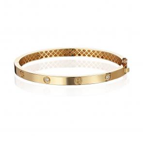 Золотой браслет ТД Эстет с фианитом 01Б133258S фото