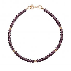 Золотой браслет ТД Эстет с ювелирным кристаллом 01Б213151-5 фото