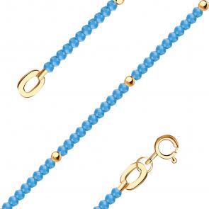 Золотой браслет ТД Эстет с ювелирным кристаллом 01Б213151-6 фото