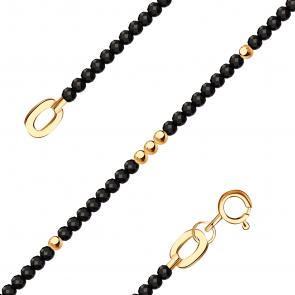 Золотой браслет ТД Эстет с ювелирным кристаллом 01Б213152-2 фото