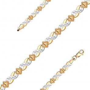 Золотой браслет плетение Фантазийное ТД Эстет 01Б711306 фото