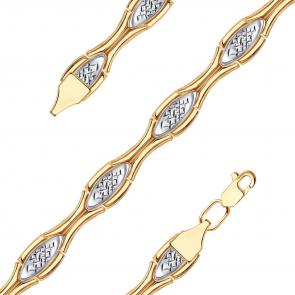 Золотой браслет плетение Фантазийное ТД Эстет 01Б711341 фото