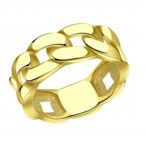 Кольцо из лимонного золота ТД Эстет 01К0314349 фото
