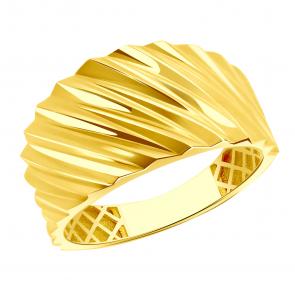 Кольцо из лимонного золота ТД Эстет 01К0315053 фото