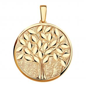 Золотая подвеска ТД Эстет 01П013891 фото