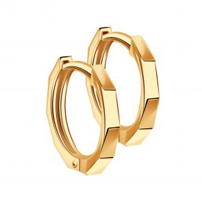 Золотые серьги ТД Эстет 01С0114048 фото