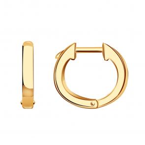 Золотые серьги ТД Эстет 01С0114392S фото