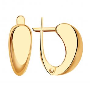 Золотые серьги ТД Эстет 01С0115648 фото