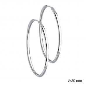 Серьги из белого золота ТД Эстет 01С020398 фото