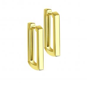 Серьги из лимонного золота ТД Эстет 01С0314059 фото