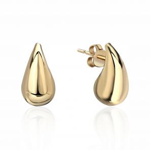 Серьги из лимонного золота ТД Эстет 01С0315298 фото