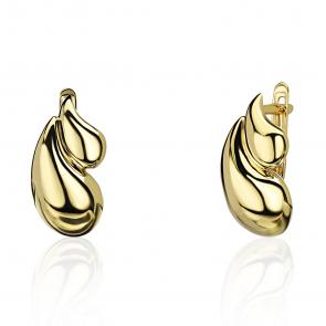 Серьги из лимонного золота ТД Эстет 01С0315642 фото