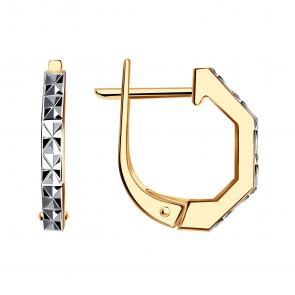 Золотые серьги ТД Эстет 01С7114009 фото