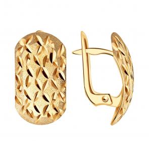 Золотые серьги ТД Эстет 01С714874 фото