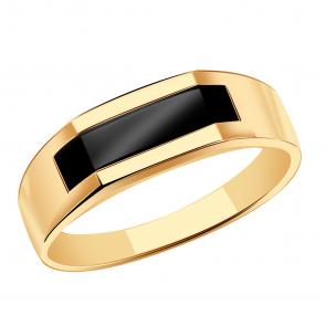 Золотое кольцо ТД Эстет с агатом 01Т411553-1 фото