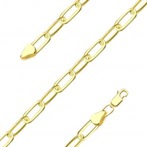 Цепь плетение Фантазийное из лимонного золота ТД Эстет 01Ц032991 фото