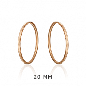 Золотые серьги Platina 02-0074-02-000-1110-19 фото