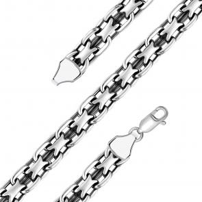 Браслет плетение Фантазийное из черненого серебра Высоковы 585 02-052150-105002 фото