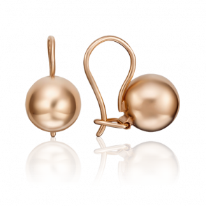 Золотые серьги Platina 02-3556-00-000-1110-01 фото