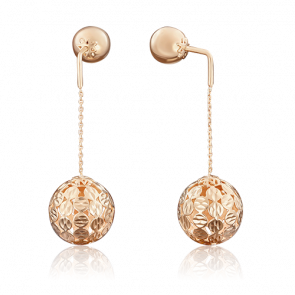 Золотые серьги Platina 02-3573-00-000-1110-01 фото