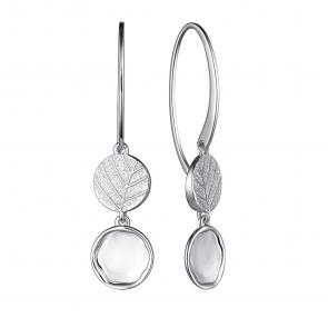 Серебряные серьги АЛЬКОР 02-3677/0000-00 фото