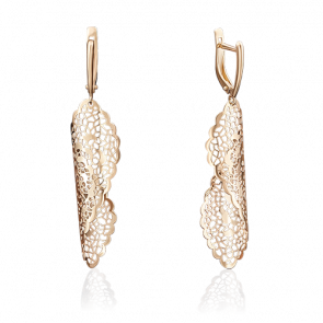 Золотые серьги Platina 02-3693-00-000-1110-48 фото