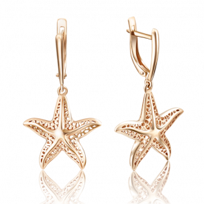 Золотые серьги Platina 02-3697-00-000-1110-65 фото