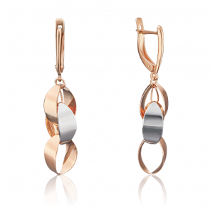 Золотые серьги Platina 02-3767-00-000-1110-42 фото