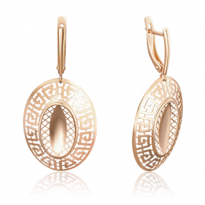 Золотые серьги Platina 02-3788-00-000-1110-65 фото